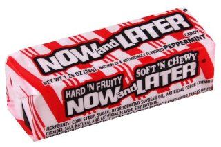 Now and Later 24 Pack Peppermint  Candy  Grocery & Gourmet Food