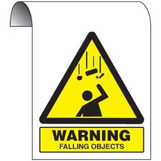 Emedco Warning Falling Objects Hanging Scaffold Sign Industrial Warning Signs
