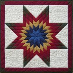 Lone Star 22 inch Wall Quilt Kit Rachels of Greenfield Quilting Kits