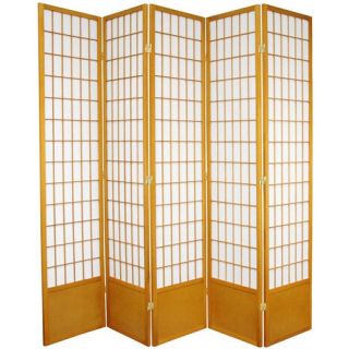 78 x 72 Window Pane Shoji 5 Panel Room Divider