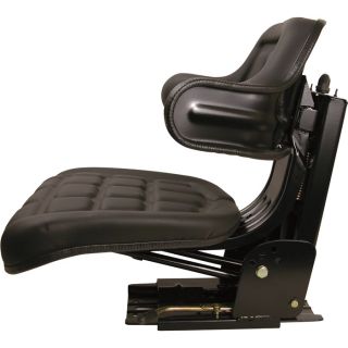 A & I 5-Position Black Seat — Black, Model# W222BL  Lawn Tractor   Utility Vehicle Seats