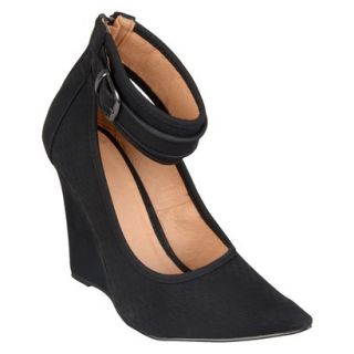 Womens Journee Collection Ankle Strap Wedges  