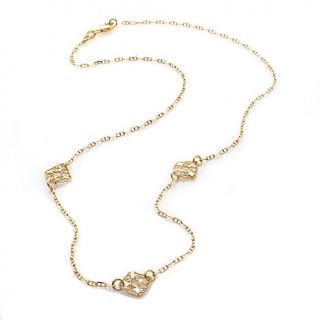 Technibond® Filigree Station Mariner Link 18" Necklace