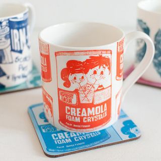 creamola foam mug by gillian kyle