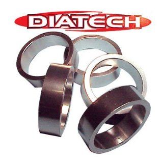 DiaTech Threadless Headset Spacer 1 1/8" x 10mm 5/Bag Silver  Bike Headset Spacers  Sports & Outdoors