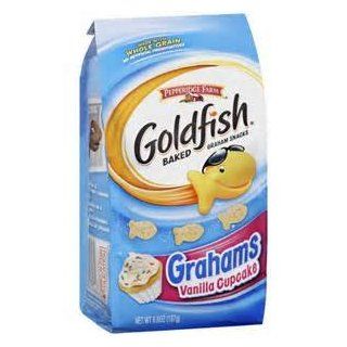 Pepperidge Farm Goldfish Grahams, Flavor Blasted Vanilla Cupcake, 6.6 ounce bag (pack of 4)  Graham Crackers  Grocery & Gourmet Food
