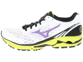 Mizuno Wave Rider 16 White Amethyst Orchid Lime Punch