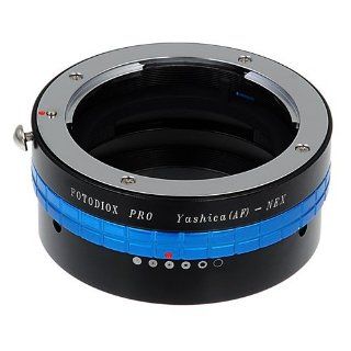 Fotodiox Pro Lens Mount Adapter, for Yashica AF lens to Sony NEX E Mount Mirrorless Cameras  Camera & Photo