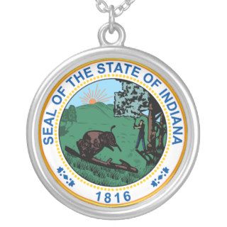 Seal of the State of Indiana Necklace