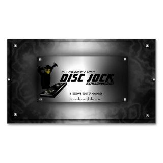 Disc Jock DJ Business Card Template