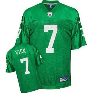 Philadelphia Eagles NFL Jerseys #7 Michael Vick 1960 KELLY GREEN Authentic Football Jersey Size 48 56 (4days Lead time/All Sewn on)  Sports Fan Jerseys  Sports & Outdoors