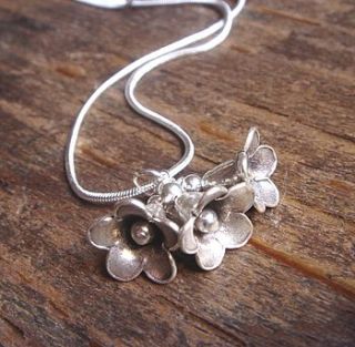 english garden bluebell necklace by jo and jack jewellery