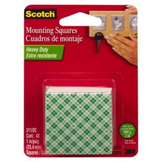 Scotch Adhesive Mounting Squares 48 ct.