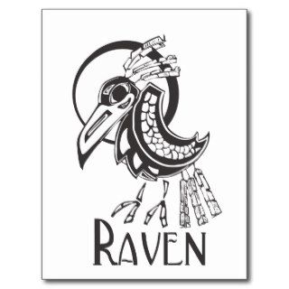 Raven Postcards