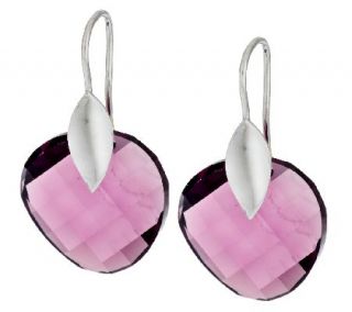 Sterling Swarovski Crystal Drop Earrings —
