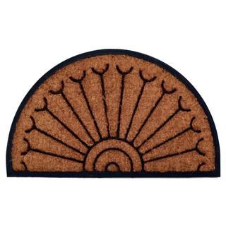 Outdoor Coconut Fiber Peacock Door Mat (4' x 2'6) Door Mats