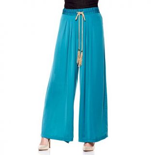 IMAN Global Chic Holiday Glamour Soft & Flowy Wide Leg Pant