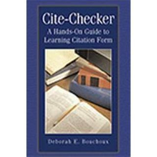 Cite Checker (Paperback)