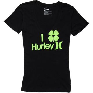 Hurley Love Patricio Perfect V Neck T Shirt   Short Sleeve   Womens