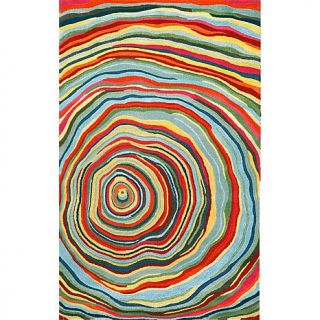 Liora Manne Handtufted Seville Large Spiral Rug   Multi   27" x 8'