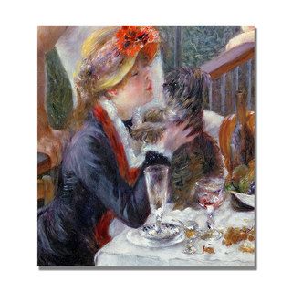 Pierre Renoir 'The Luncheon of the Boating Party' Canvas Art Trademark Fine Art Canvas