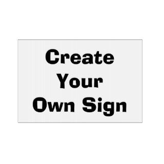 Create Your Own Yard Sign