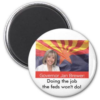 Governor Jan Brewer Refrigerator Magnet