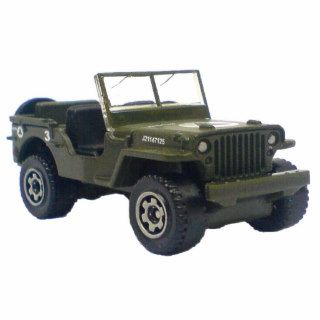 WWII Jeep Magnet Photo Sculpture
