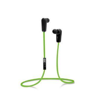 Jarv NMotion Sport Wireless Bluetooth 4.0 Stereo Earbuds/Headphones with In Line Microphone , Green Cell Phones & Accessories
