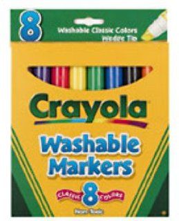 Crayola Classic Broad Line Washable Markers 8Ct (24 Pieces) Toys & Games