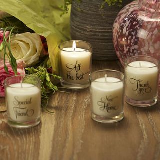 memorable messages scented candle collection by the country candle company