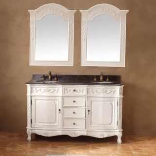 James Martin Furniture 60 Double Bathroom Vanity Set