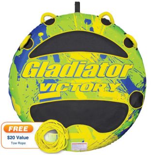 Gladiator Victory 1 Rider Towable Tube Package With Free Tow Rope 715652