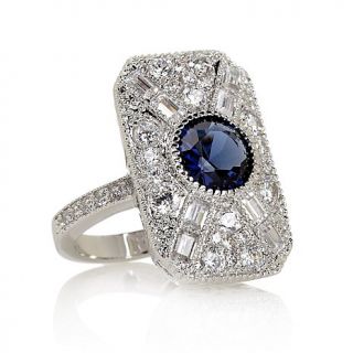 Real Collectibles by Adrienne® "Important Art Deco" 4.28ct Diamonite CZ Sil