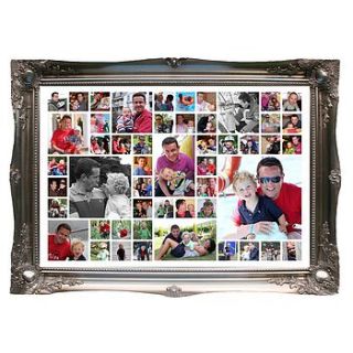 daddy and me personalised photo montage by the wonderwall print company