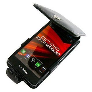 Monaco Flip Cover Leather Case for Motorola DROID RAZR MAXX HD Cell Phones & Accessories