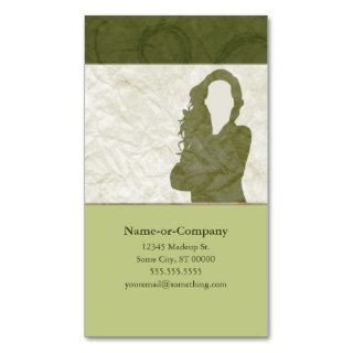 business silhouettes business cards