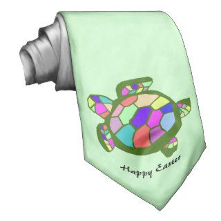Easter Honu sea turtle, Happy Easter tie