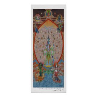 Thousand Armed Avalokiteshvara Poster