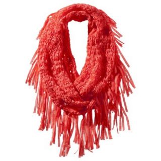 Mad Love® Solid Infinity Scarf with Fringe  