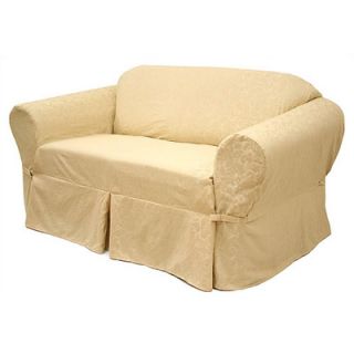 Easy Fit Damask Sofa Slipcover