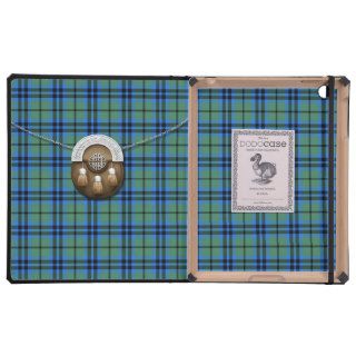 Clan Marshall Tartan And Sporran iPad Folio Case
