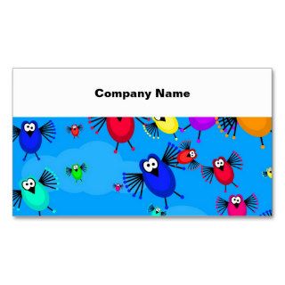 Flock of Birds Business Card Template