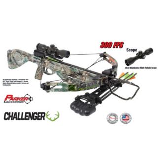 Parker Bows Challenger Crossbow with Outfitter Package Multi Reticle Scope 616142