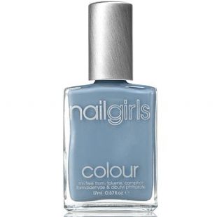 shimmering blue grey nail polish by nailgirls