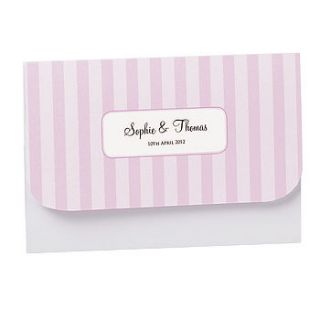 candy floss wedding invitations by paper themes