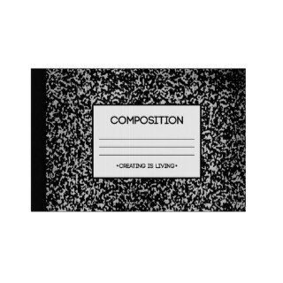 Composition Notebook Design Yard Signs