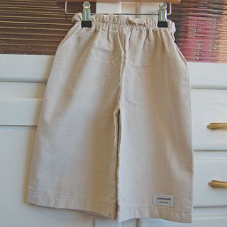 vanilla funky corduroy trousers by anna&sally