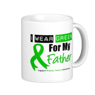 Kidney Cancer Green Ribbon For My Father Mug