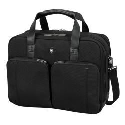 Victorinox Tourbach 2.0 Black 17 Inch Laptop Briefcase Victorinox Fabric Briefcases